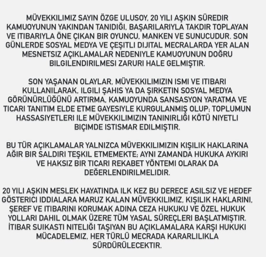 Olayın Gündem Olması ve Ulusoy'un Yanıtı
