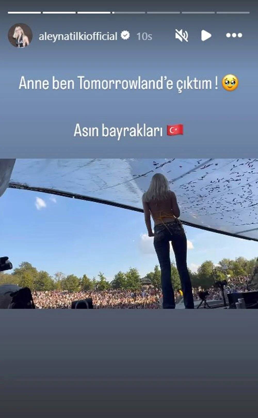 Aleyna Tilki’den Avrupa Müzik Şöleni: Tomorrowland Sahnesinde Unutulmaz Anlar