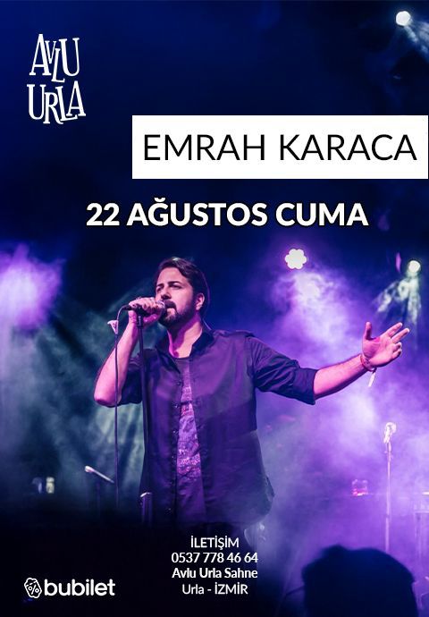 Moğollar’ın Solisti Emrah Karaca, Urla’da Unutulmaz Bir Konser Veriyor